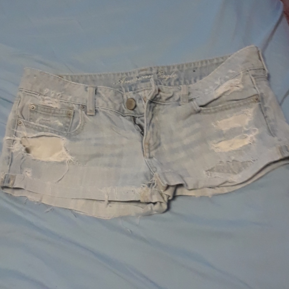 Denim shorts